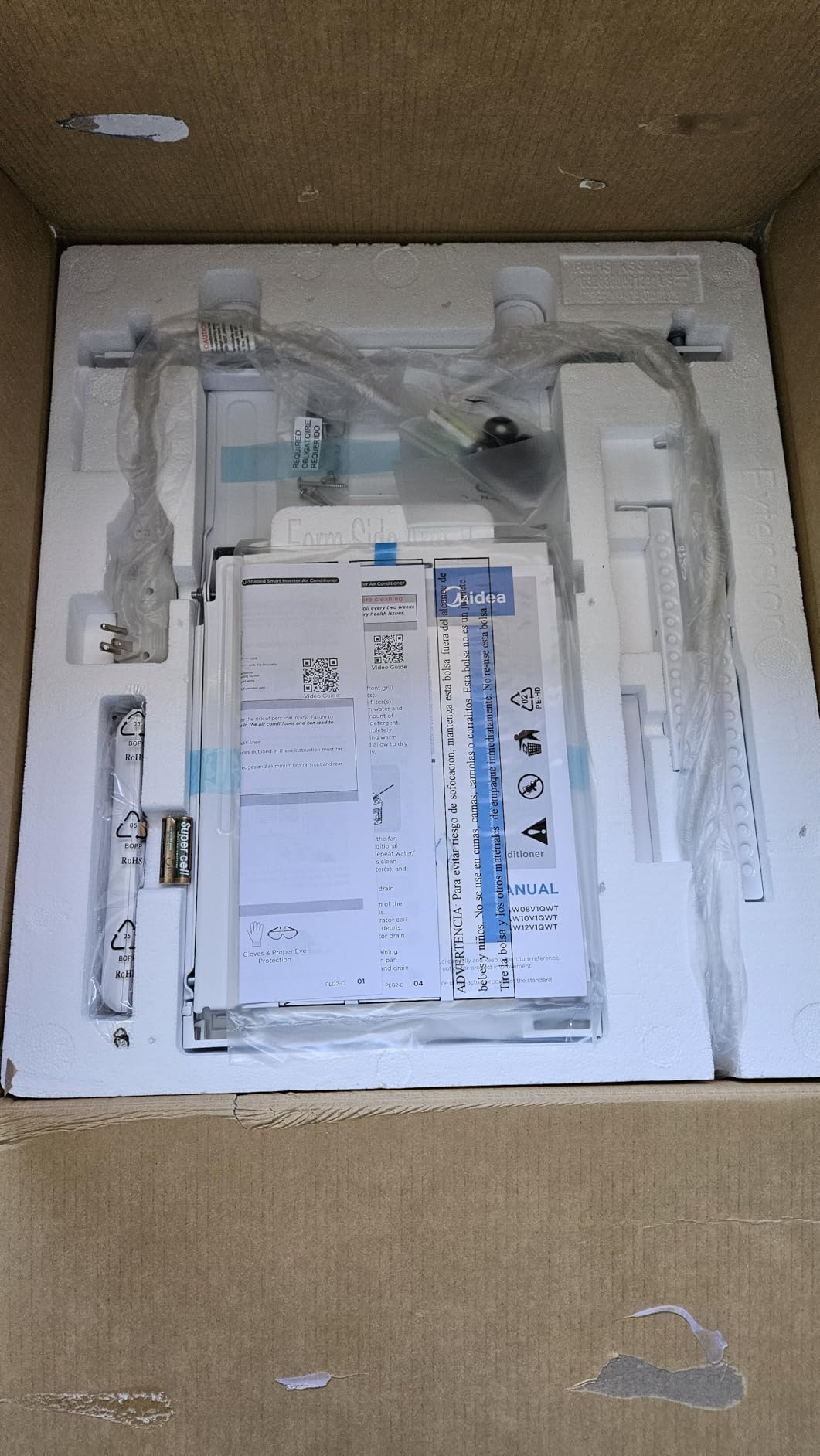 Midea 12,000 BTU U Shaped Smart Inverter Window Air Conditioner - Cools 550 Sq Ft, Ultra Quiet with Open Window Flexibility - Alexa/Google Assistant Compatible - 35% Energy Savings, Remote (Updated) customer photo 2