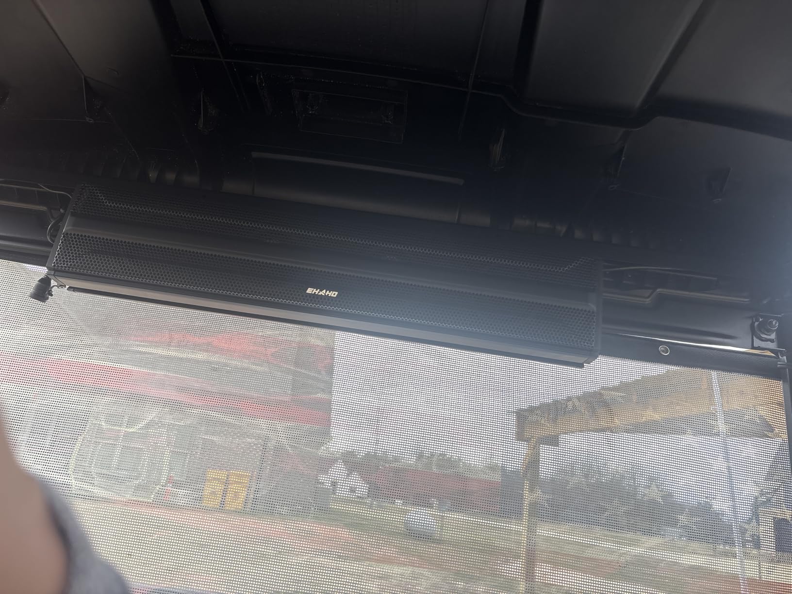 Ehaho 2.1CH Stereo UTV Sound Bar (Subwoofer) and Speakers, 26 Inch Bluetooth ATV Soundbar with RGB Lights, Waterproof Golf Cart Sound Bar, Marine Sound bar Compatible with SXS Polaris RZR Can-Am customer photo 1