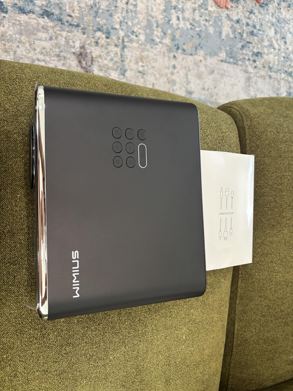 [Built-in Official Apps/4K Support] Smart Outdoor Projector with WiFi and Bluetooth, 800ANSI Movie Projector, DoIby Audio with Dual Speaker, Auto Focus w/ YouTube&PrimeVideo Proyector, Upgrad P62 Pro customer photo 1