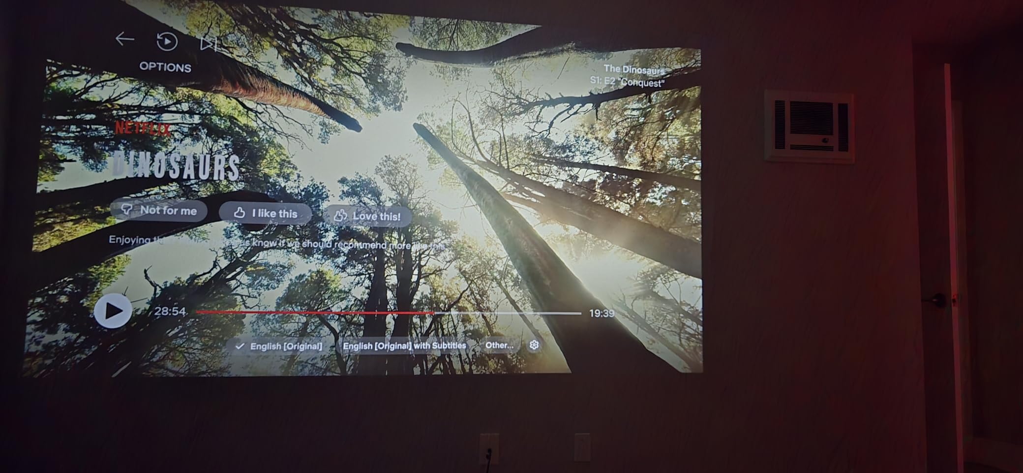 VOPLLS 4K Smart Projector with WiFi and Bluetooth, Official Licensed Google TV, Outdoor Projector with Dolby/Auto Focus, Portable Movie Phone Wireless Gaming Wifi Projector customer photo 1