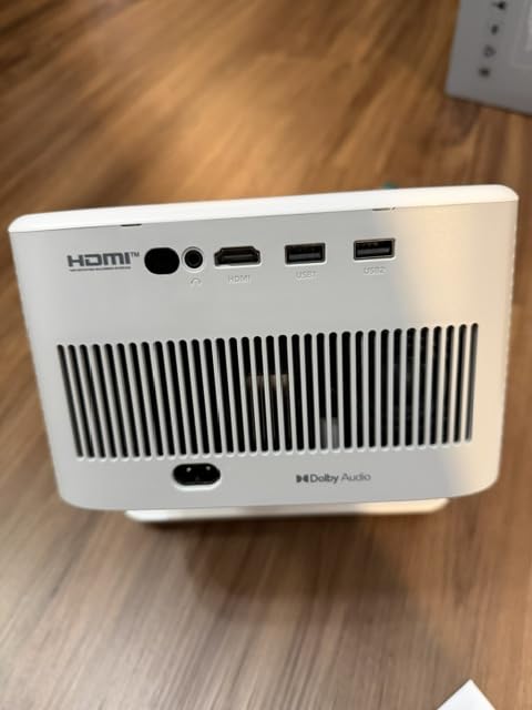 VOPLLS 4K Smart Projector with WiFi and Bluetooth, Official Licensed Google TV, Outdoor Projector with Dolby/Auto Focus, Portable Movie Phone Wireless Gaming Wifi Projector customer photo 2