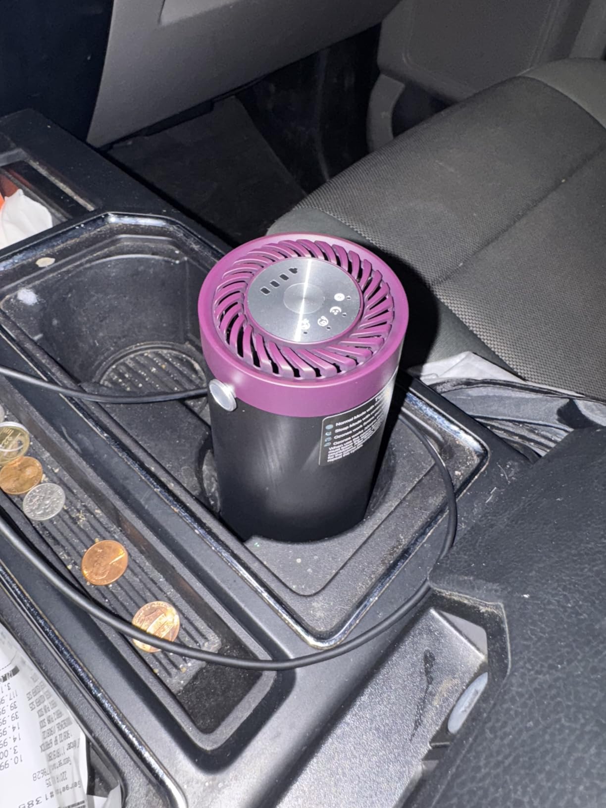 Ozone Generator for Car - 2-in-1 Ozone Machine + Air Ionizer, Pet Odor, Cigarette Smell, Dust, Pollen Remover, Portable Size, Filterless, Rechargeable customer photo 1