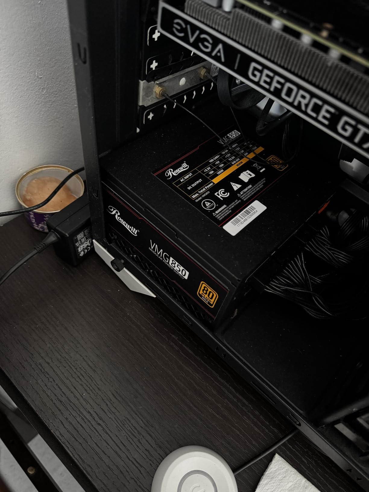 Rosewill VMG 750W 80+ Gold, ATX 3.0 & 3.1 Compatible, Full Modular Low-Noise Power Supply, PCIe 5.1 12V-2x6 Connector, 100% Japanese Electrolytic Capacitor, 120mm FDB Silent Fan - 5 Year Warranty customer photo 1