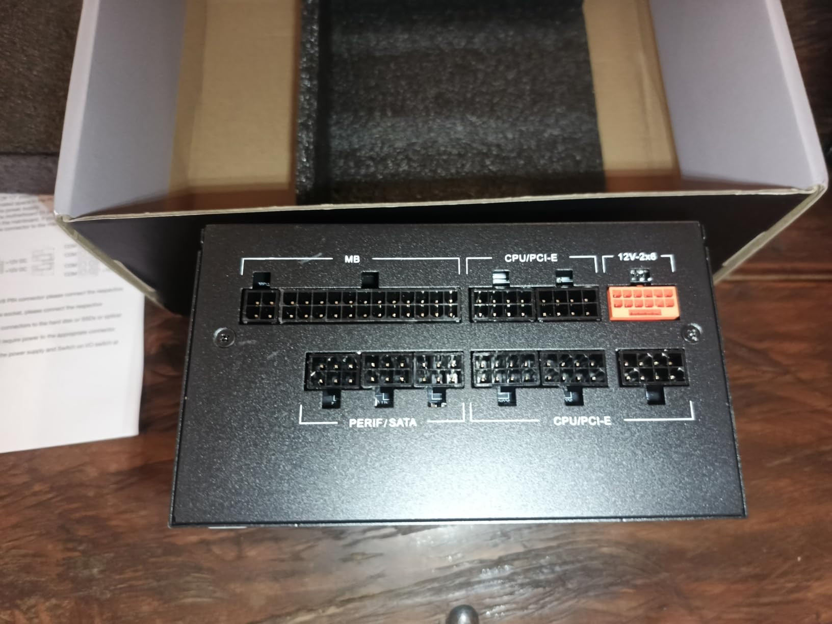 Rosewill VMG 750W 80+ Gold, ATX 3.0 & 3.1 Compatible, Full Modular Low-Noise Power Supply, PCIe 5.1 12V-2x6 Connector, 100% Japanese Electrolytic Capacitor, 120mm FDB Silent Fan - 5 Year Warranty customer photo 2