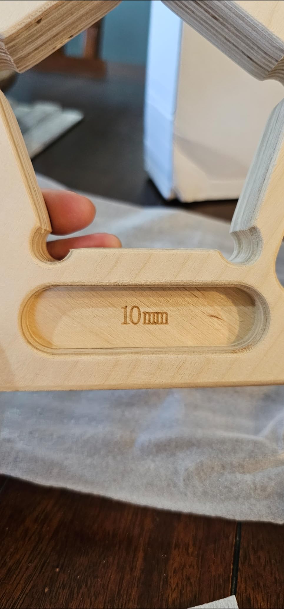 POWER GUIDANCE Hangboard Climbing Finger Board Climbing Board to Strengthen The Climbing Grip Made of Wood for Indoors and Outdoors customer photo 2