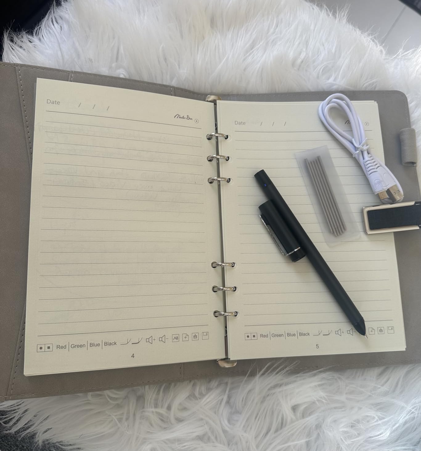 Smart Sync Pen for Note Taking, Digital Notebook with Pen, Enables Synchronized Handwriting, Ocr to Text, Offline Storage, Audio Recording and Note Sharing, Compatible with IOS and Android customer photo 1