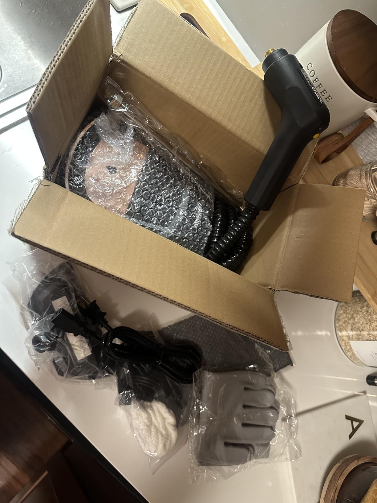 ODSD Steam Cleaner for Home & Car, 3-Level Adjustable Steamer for Cleaning, 15s Heat-Up & 1.6L Large Tank, Handheld Steam Cleaner for Car Detailing, Home, Tile, Grout,Furniture with 15pcs Accessories customer photo 1