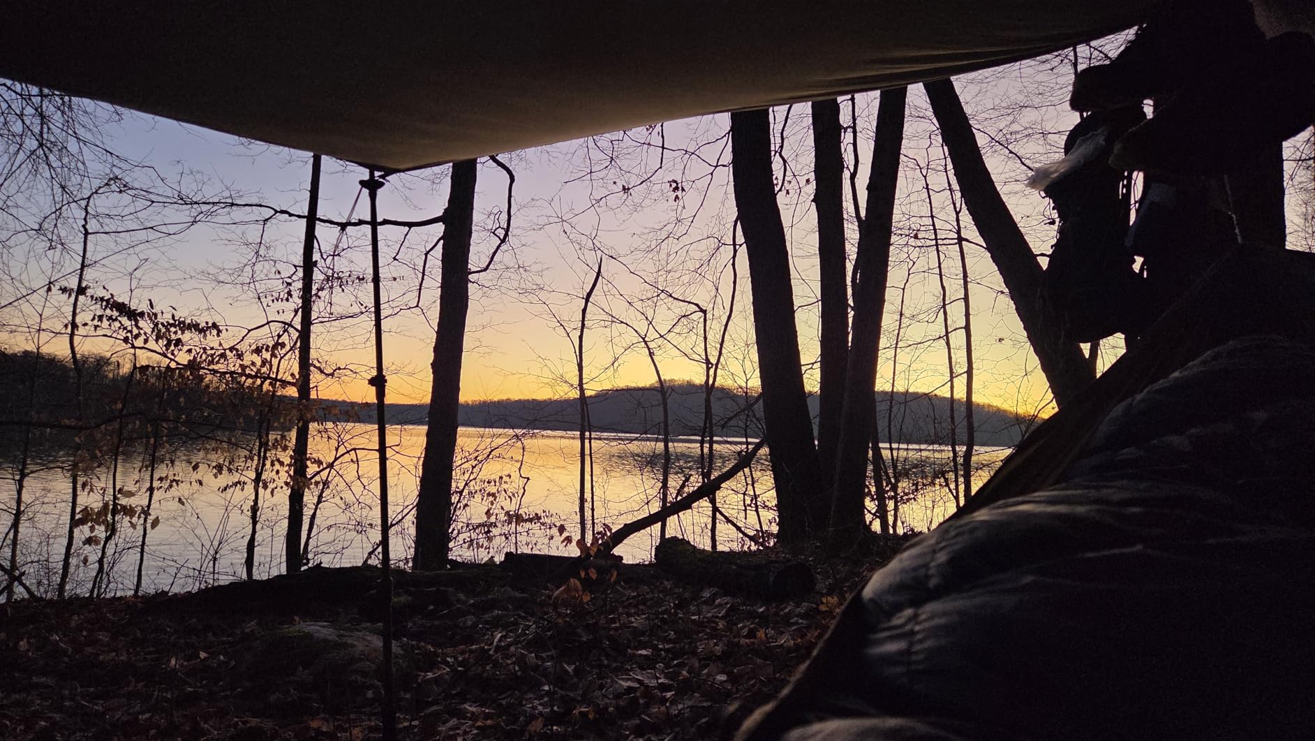 Onewind 11ft Ultralight Camping Hammock, Portable Hammock, 40D 1.7oz Nylon Ripstop with 2 * 12Ft Tree Straps for Camping Hiking Backpacking, 11' x 55