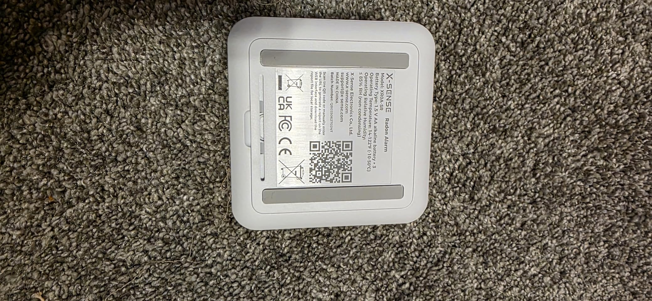 X-Sense Radon Detector for Home, Easy to Use, Zero Lab Fees, No Installation Required, Continuous Monitoring with Clear LCD Screen, XR0A-SR customer photo 1