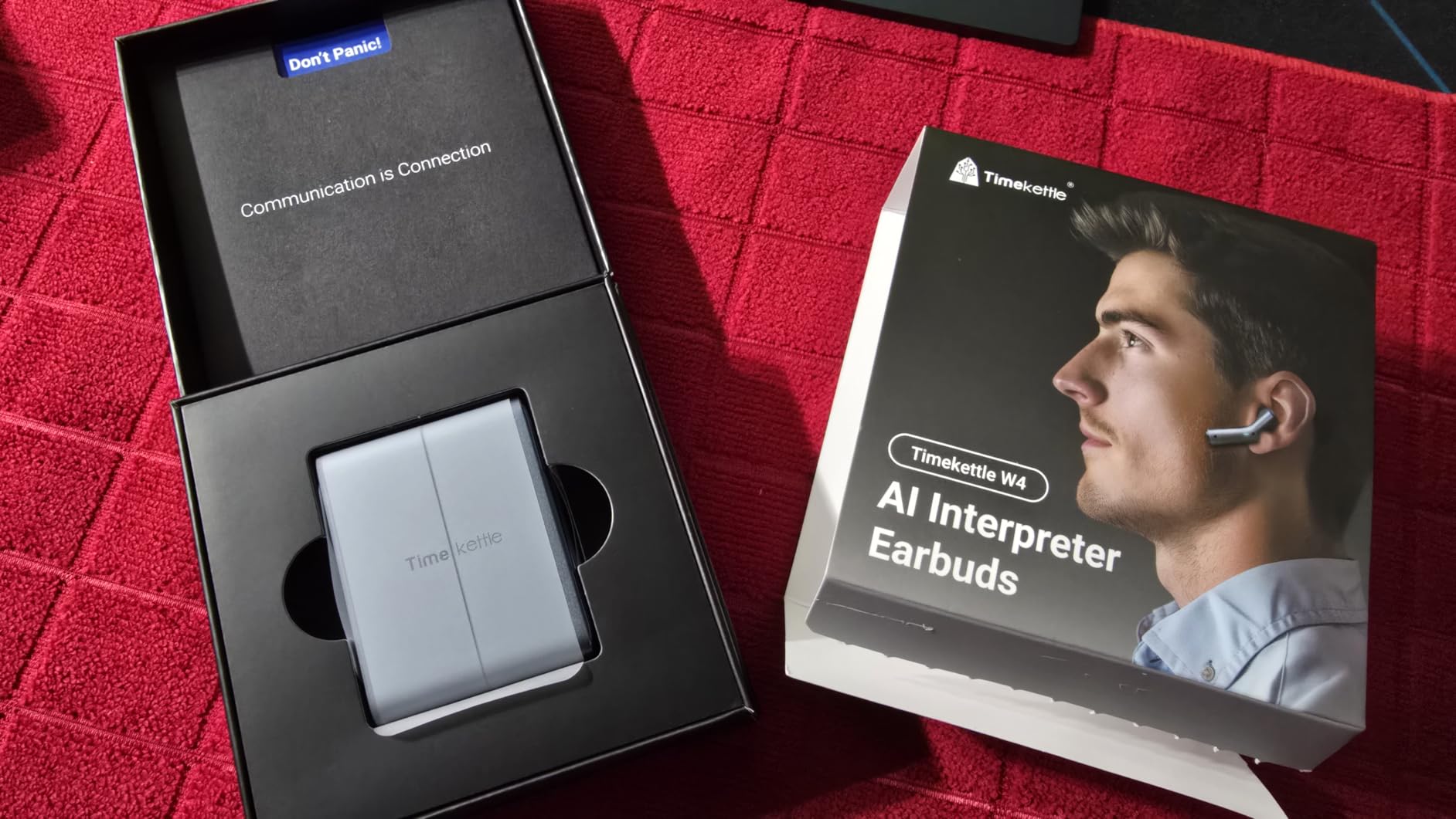 W4 Translation Earbuds, for Global Business & Relationships, Bone-Voiceprint Sensor for Clear Voice in Noise, AI Auto-Correction, Protected Privacy with GDPR, Instant Setup via iOS/Android APP customer photo 1