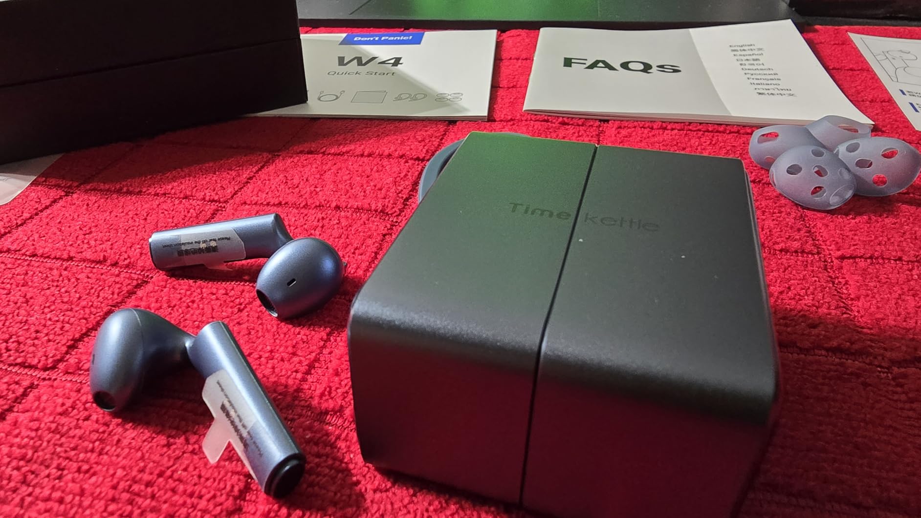 W4 Translation Earbuds, for Global Business & Relationships, Bone-Voiceprint Sensor for Clear Voice in Noise, AI Auto-Correction, Protected Privacy with GDPR, Instant Setup via iOS/Android APP customer photo 2