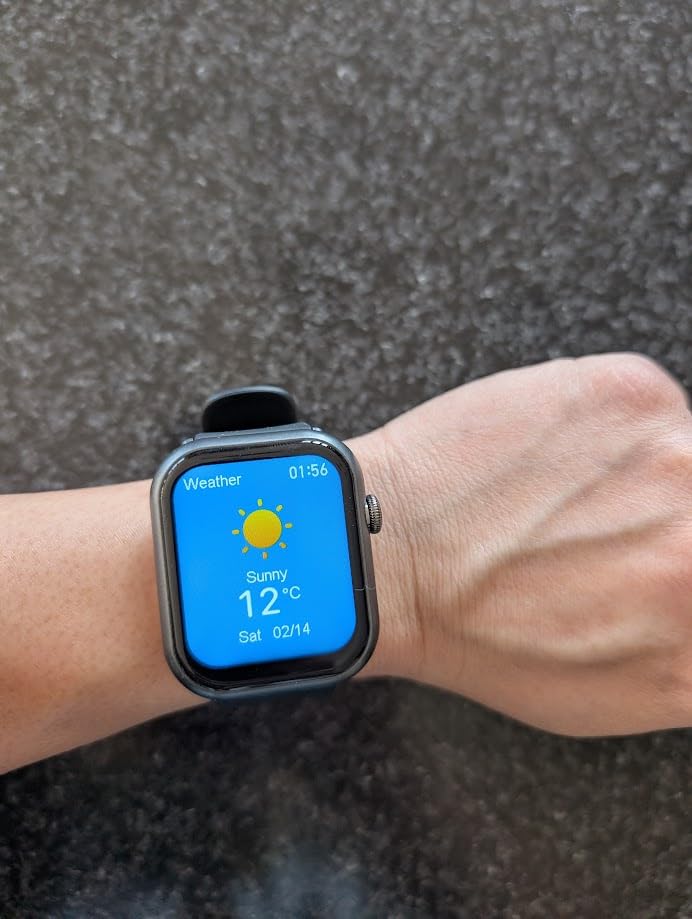 Smart Watches for Men Women, 1000mAh Battery Life Smart Watch for Android and iPhone Compatible, Fitness Tracker with Heart Rate/Sleep Monitor, 100+ Sports Modes, IP68 Waterproof customer photo 2