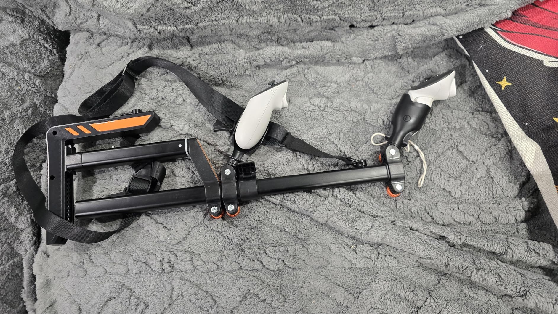 VR Gun Stock for Meta Quest 3 & Quest 2 | Quick-Swap Mounts for Left & Right Handed Players | Fully Adjustable FPS Gaming Rifle Accessory with Sling for Ultimate Stability customer photo 1