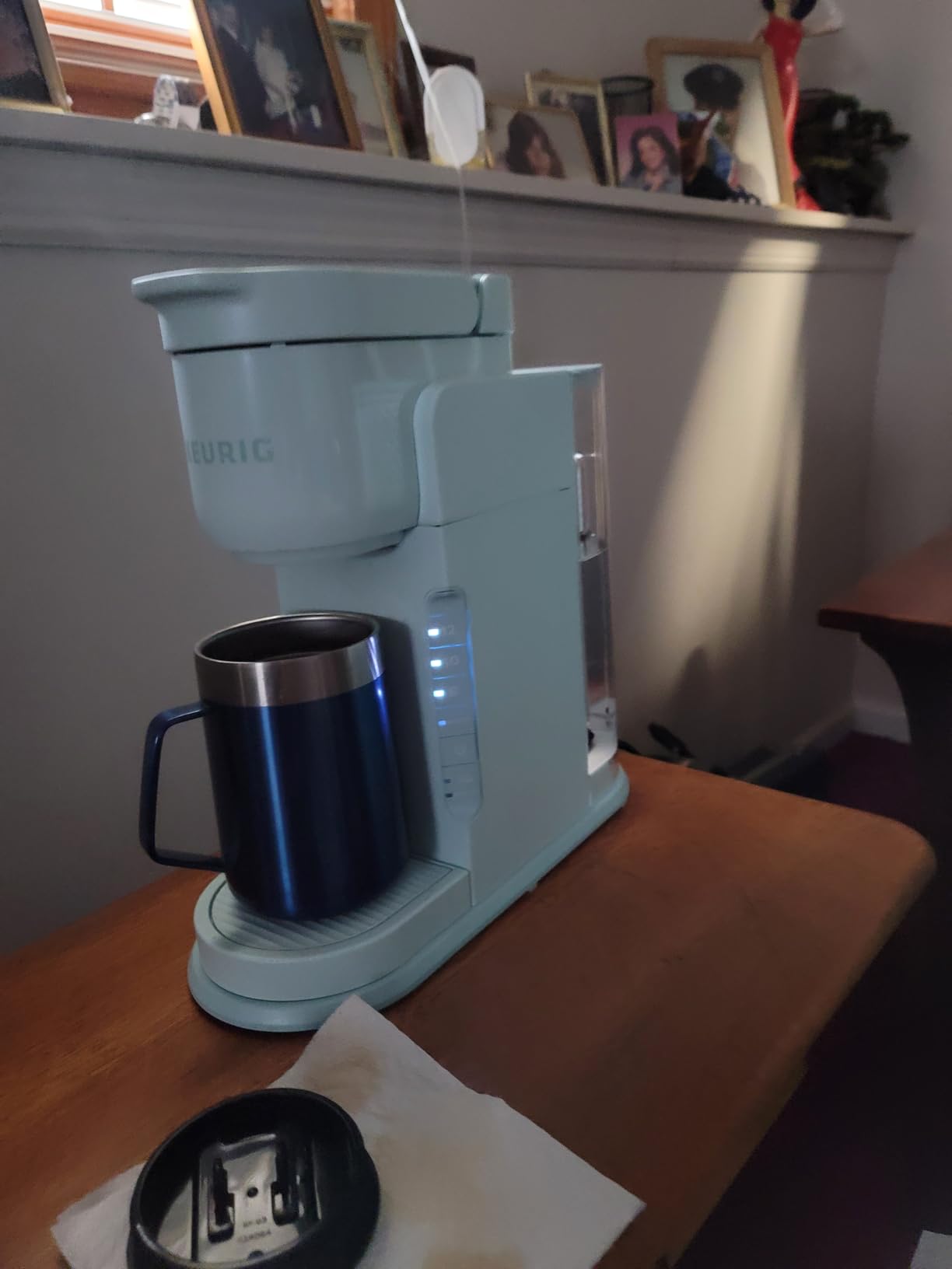 Keurig K-Express Single Serve K-Cup Pod Coffee Maker, 3 Brew Sizes, Strong Button Feature, 42oz Removable Reservoir, Evergreen customer photo 2