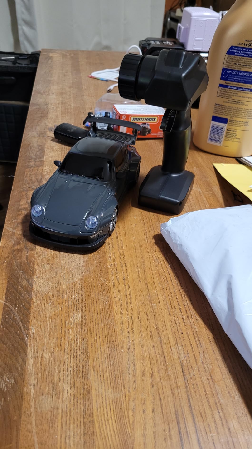 RC Drift Car, 1:24 Scale Remote Control Vehicle with LED Lights,Drifting Tires and Two Batteries, Racing Sports Toy Idea Gift for Adults Boys Girls and Kids customer photo 2