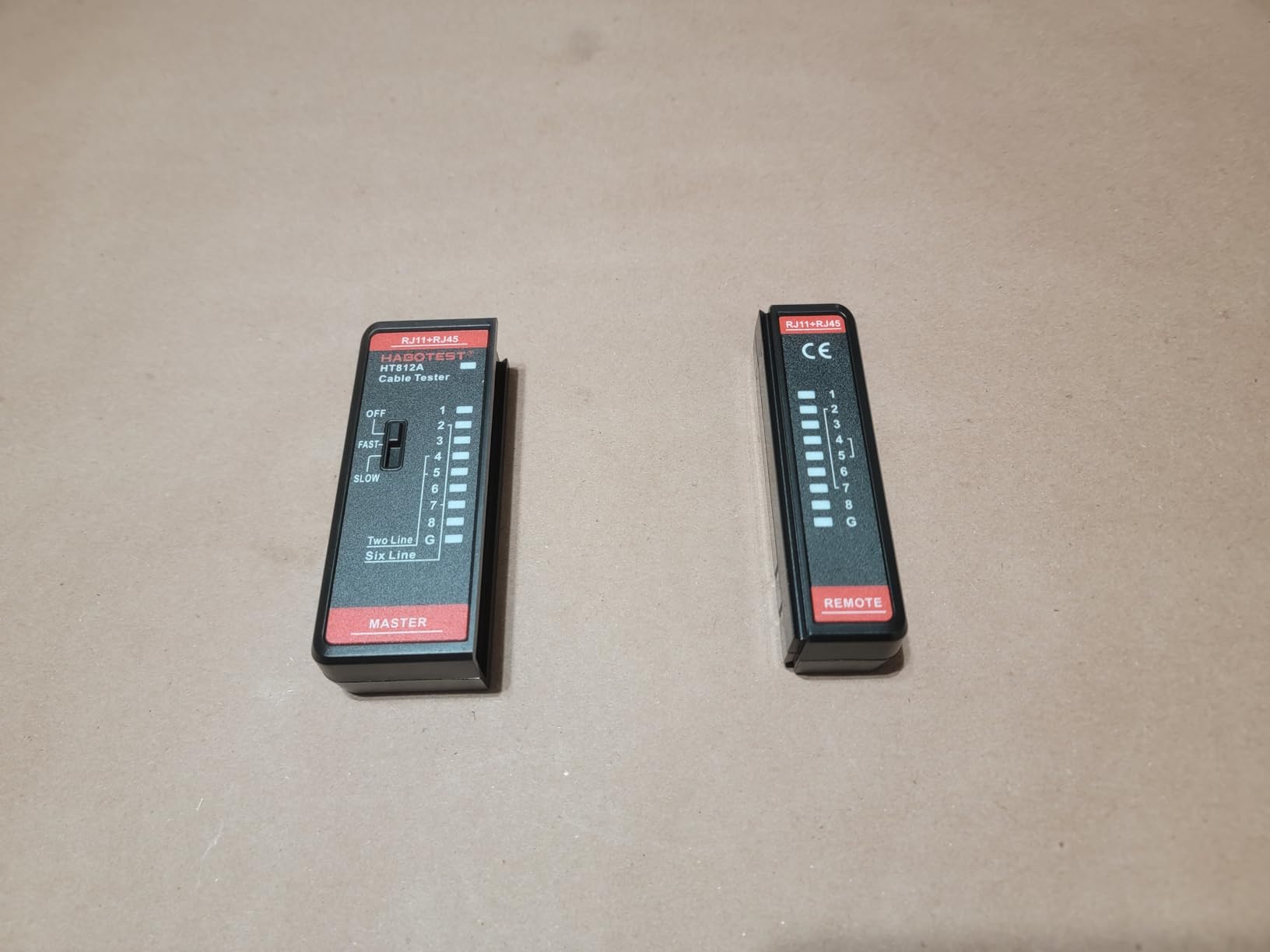 Network Ethernet Cable Tester for LAN RJ45 RJ11 CAT5 CAT5E CAT6 CAT6A CAT7, Ethernet Wire Tester Tool UTP/STP Continuity Test for Telephone Line Finder Home Repair (HT812A) customer photo 2