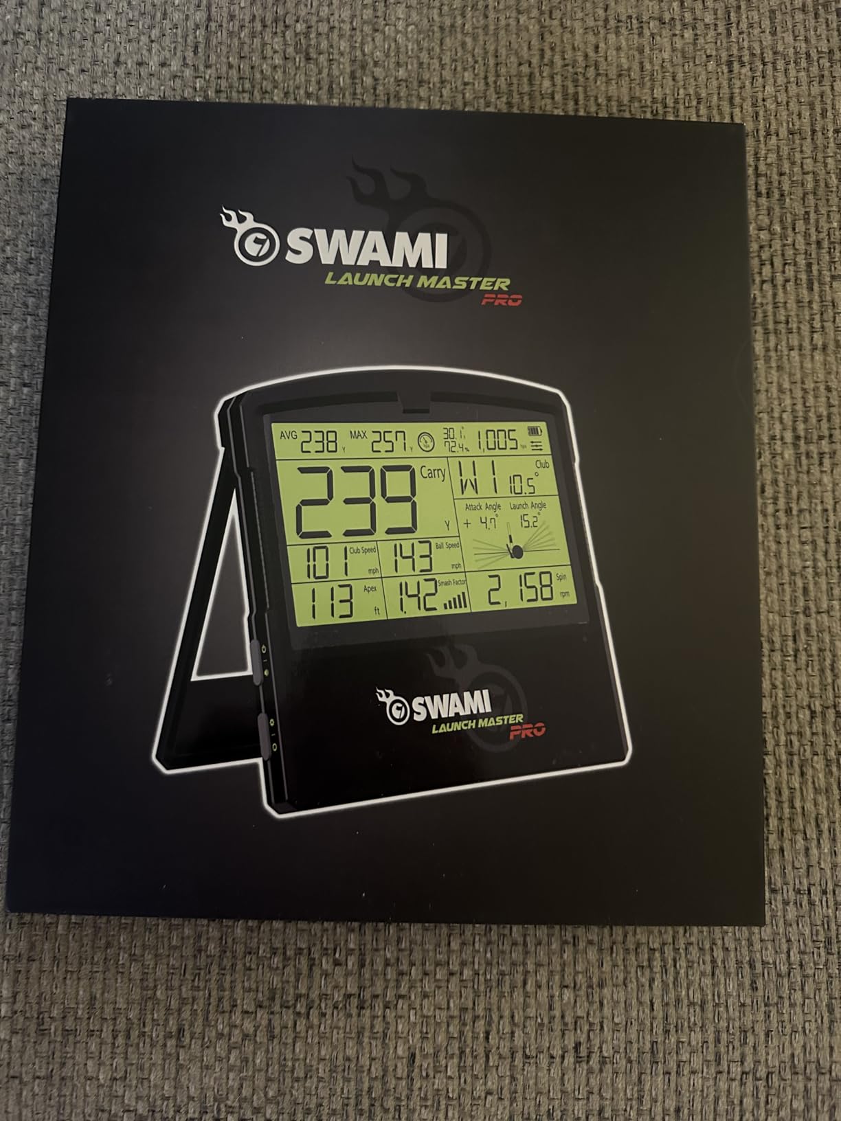 Izzo Golf Swami Launch Master Pro Golf Launch Monitor customer photo 1