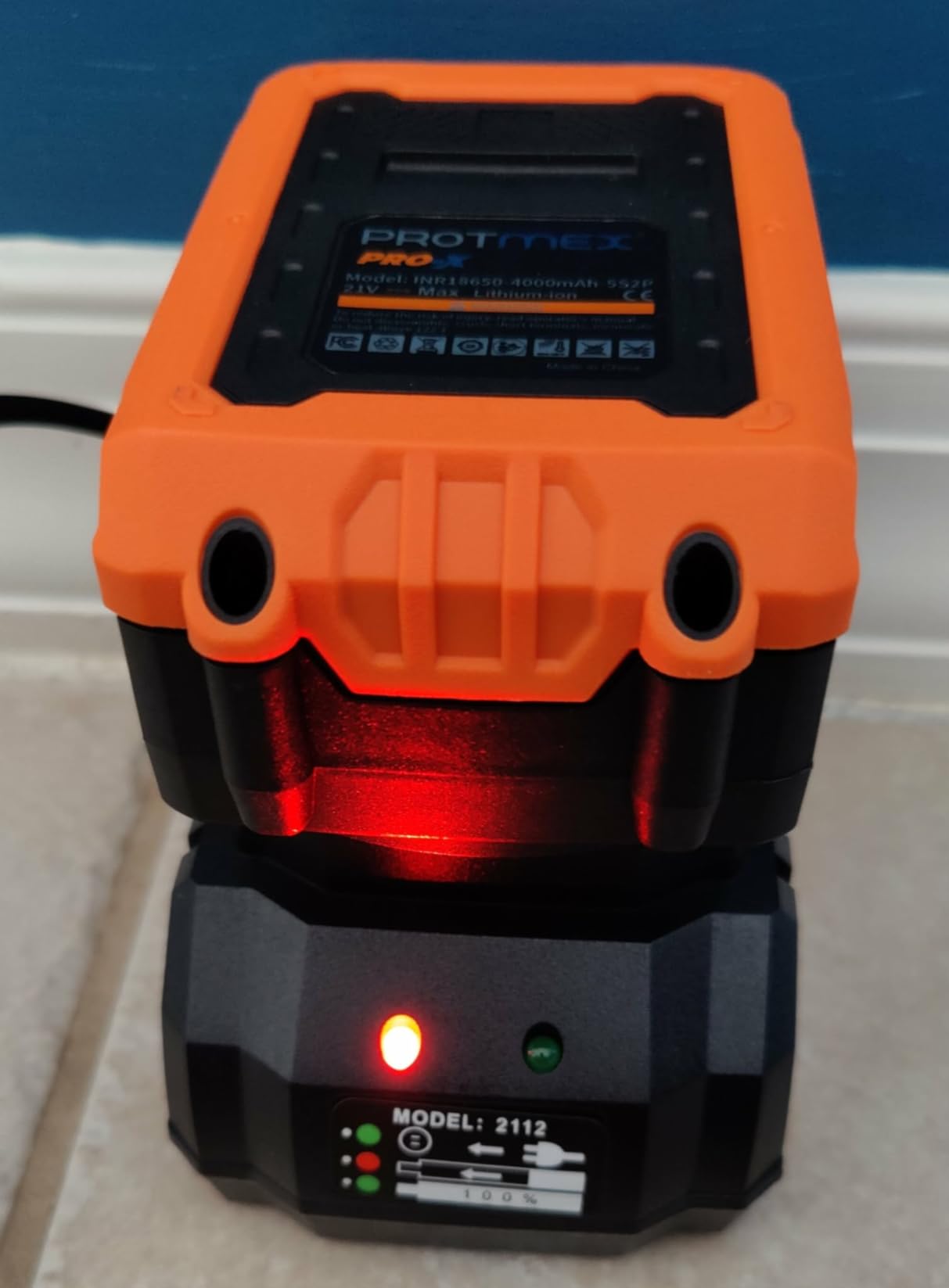 Protmex 900Ft-lbs (1200N.m) Impact Wrench, 1/2
