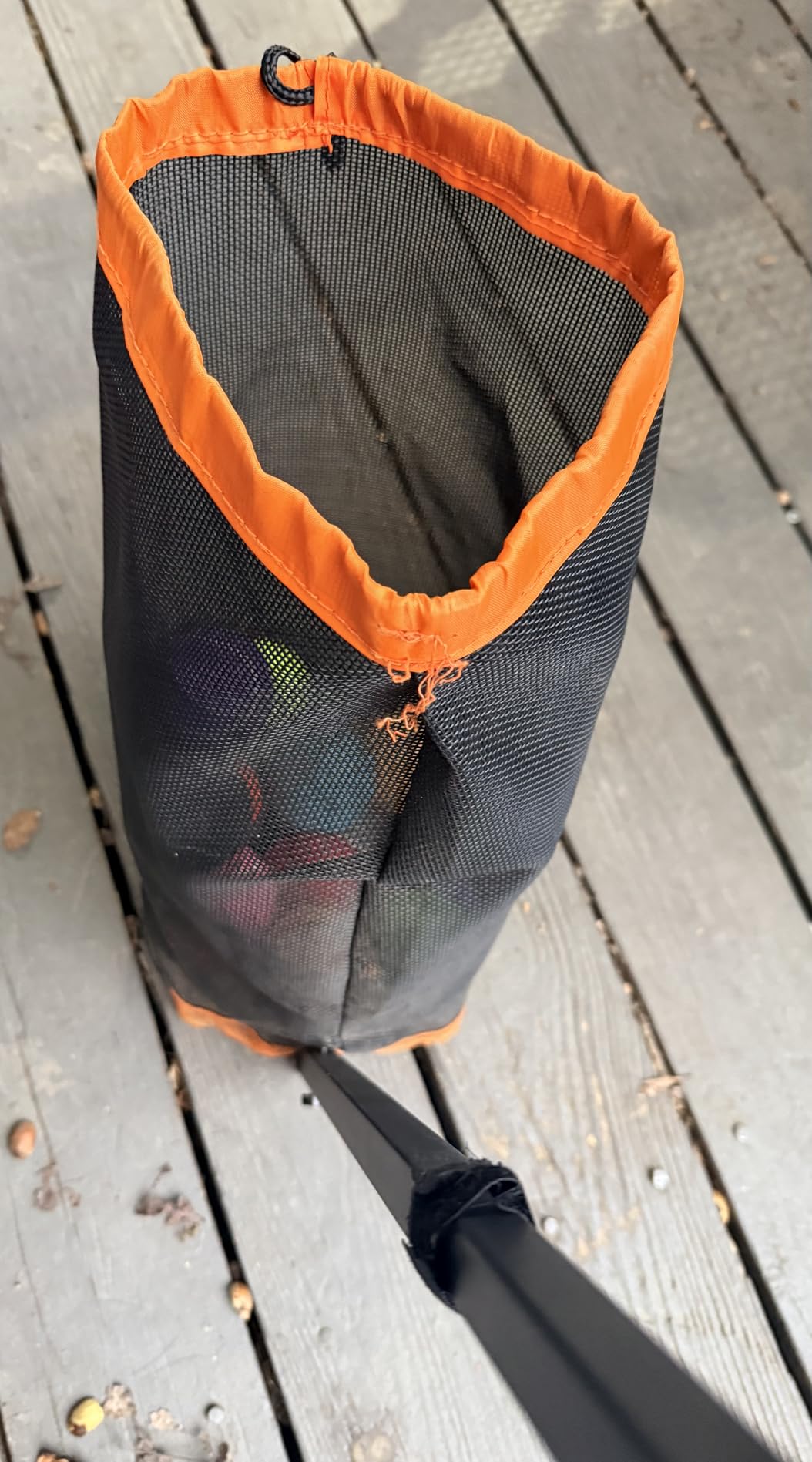 Lightweight Tennis Ball Hopper - Holds 50+ Tennis Balls or 40+ Pickleballs | Durable & Portable Adjustable Tennis Ball Picker customer photo 2