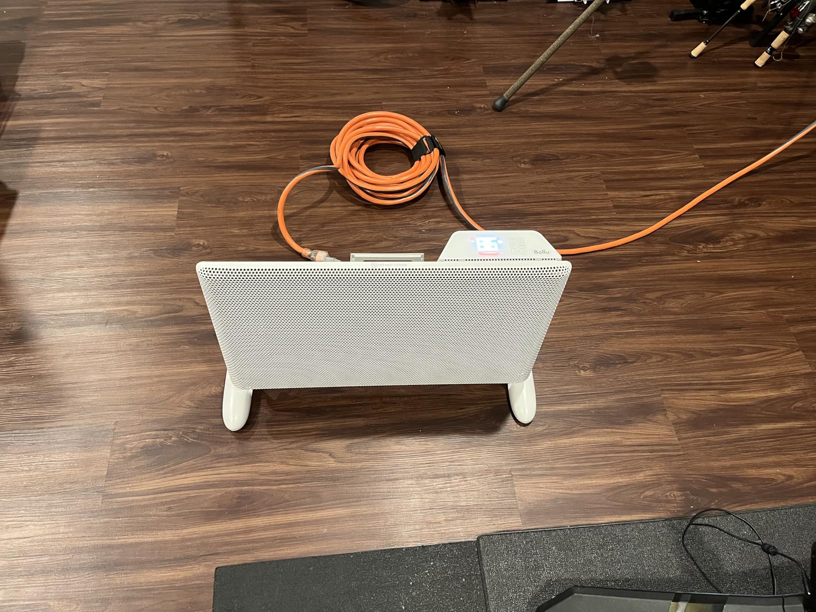 Ballu Mica Infrared Space Heater Indoor Use, Large Room Panel Heater with Programmable Thermostat, WiFi App Control, Portable Stand or Wall Mount, Energy Efficient Smart Quiet Heater, Work with Alexa, White customer photo 2