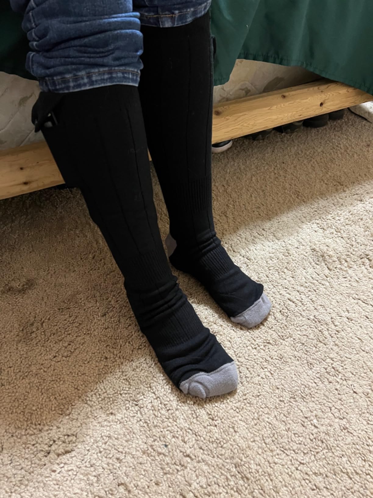 Heated Socks APP Control for Men Women, 6000mAh*2 Battery Heated Socks, Electric Heated Socks Rechargeable Smart Foot Warmers customer photo 2