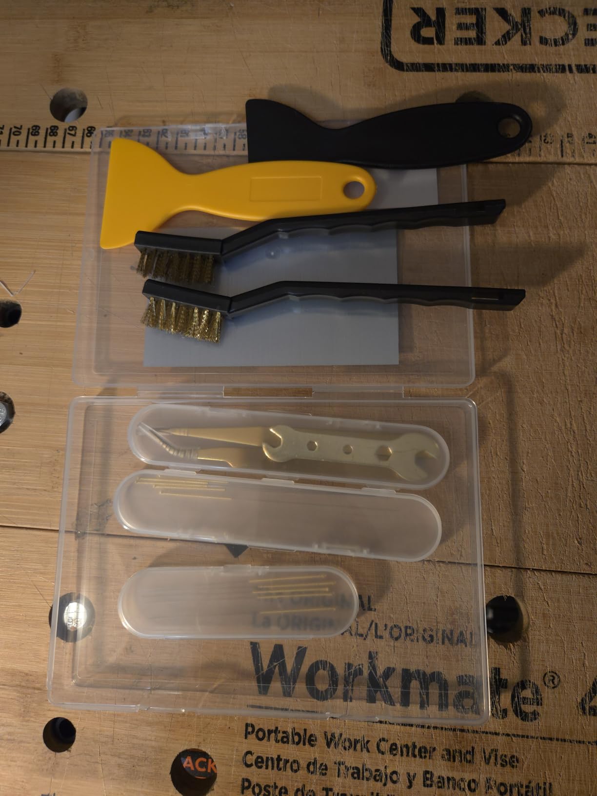 MAYJOY 3D Printer Tools Kit Essential-40pcs 3D Printer Accessories for Nozzle Cleaning, Model Removal & Finishing, Includes Cleaning Needles, Tweezers, Pliers, Engraving Knife, Deburring Tool customer photo 1