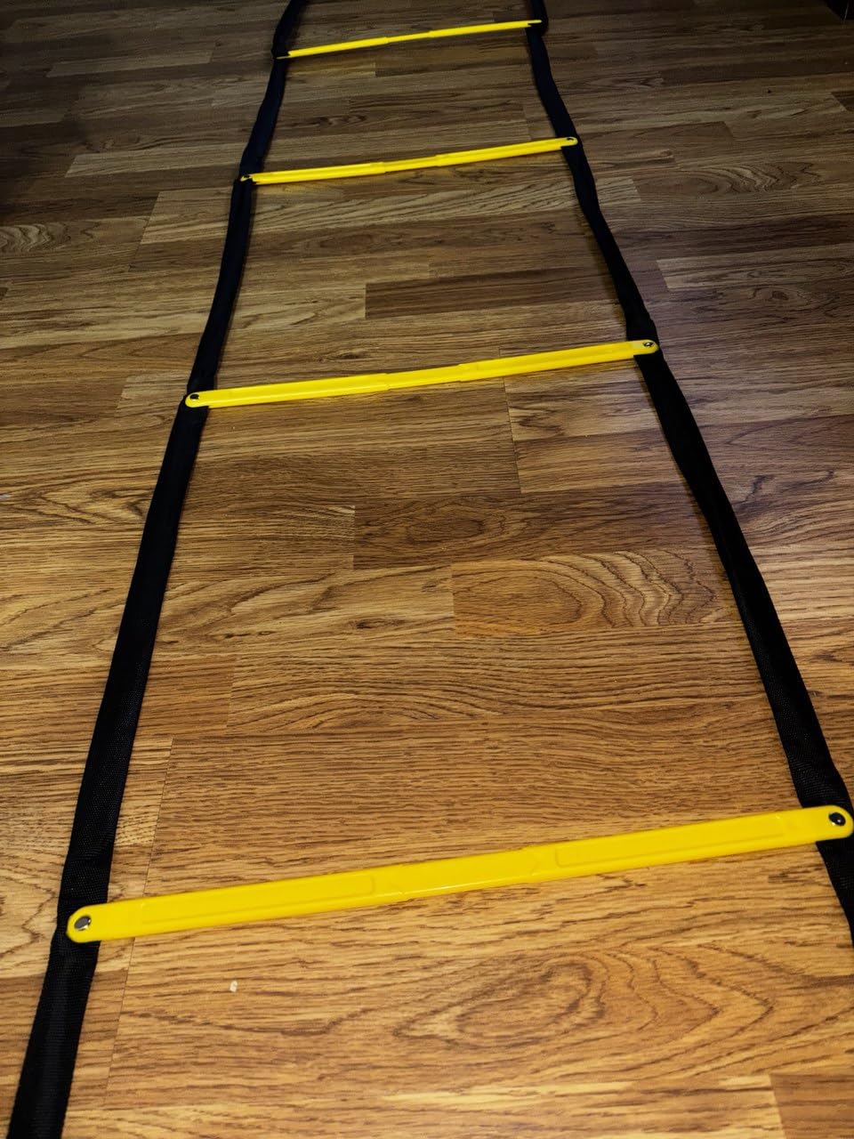 SOFTSOUL Agility Ladder 20ft 12 Rungs Premium Tangle Free Speed Training Equipment for Football Soccer Basketball Footwork Workout Drills for Kids Adults Youth Portable customer photo 1