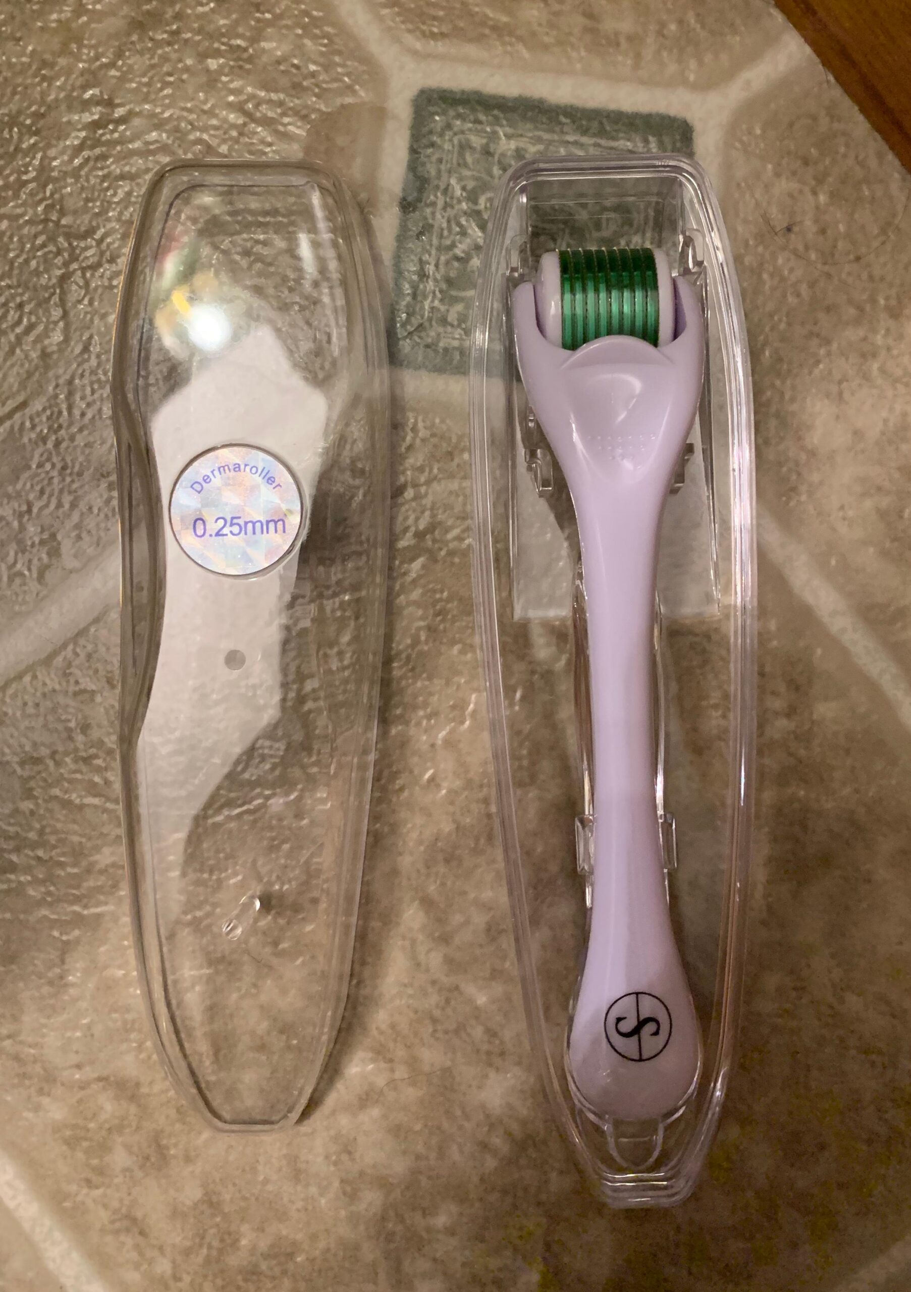 Derma Roller Microneedling Roller for Face, Beard, Hair - Includes Free Storage Case, for Men and Women customer photo 2