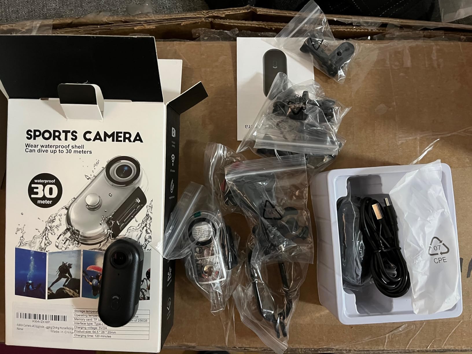 2026 Newly Enhanced Action Camera 4K,Body Cam WiFi POV Camera,Thumb Size Snap Cam with Waterproof Case,Wearable Sports Snapcam,Mini Body Camera for Walking Fishing Vlogging Cycling Horse Riding customer photo 2