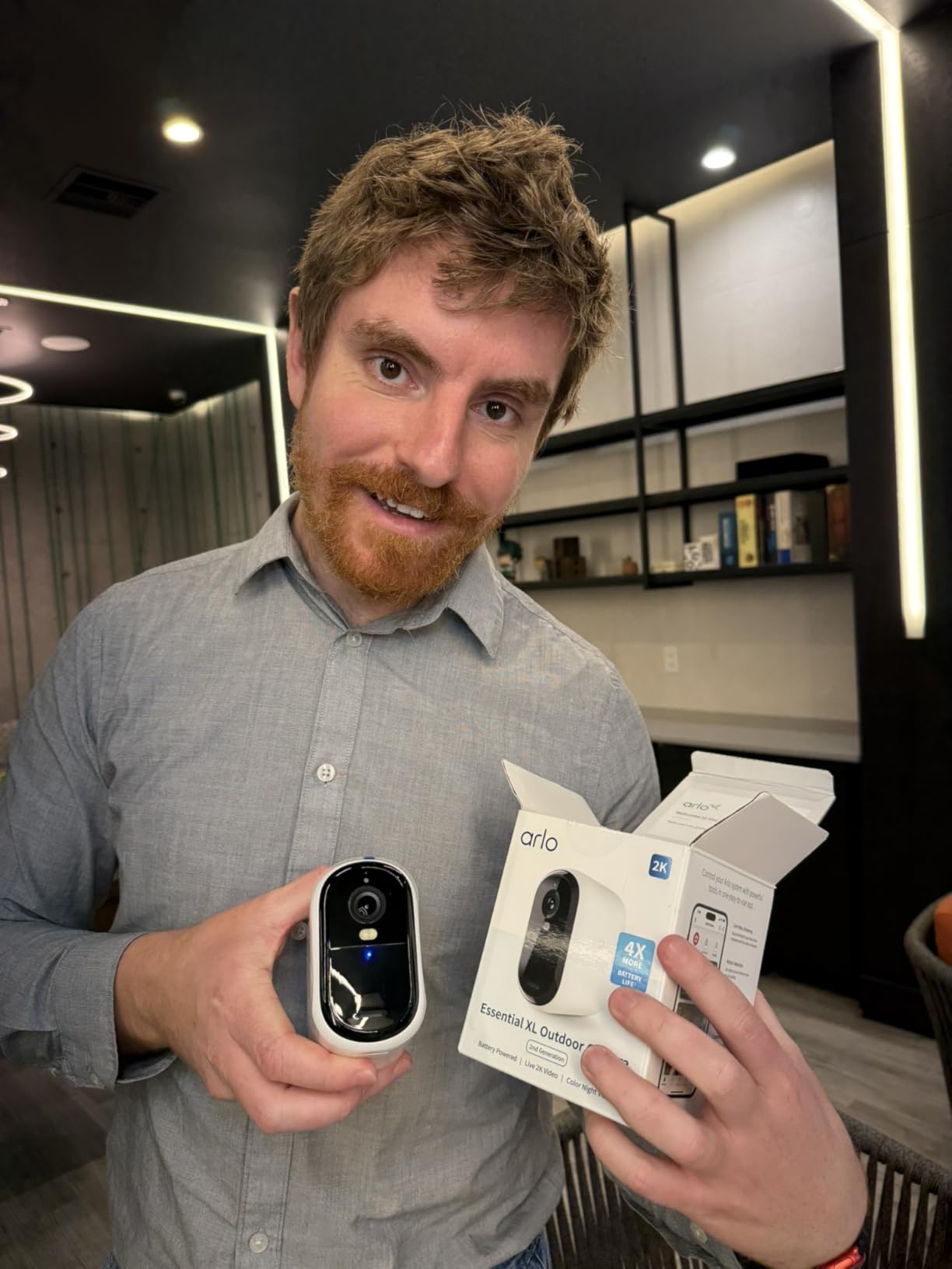 Arlo Pro Security Camera 2K HDR (6th Gen, 2025 Release) - Wireless Outdoor Camera, Rechargeable Removeable Battery, Emergency Response, 1-Month Trial of Secure Plan, 4 Cam, White, Motion Alert customer photo 1