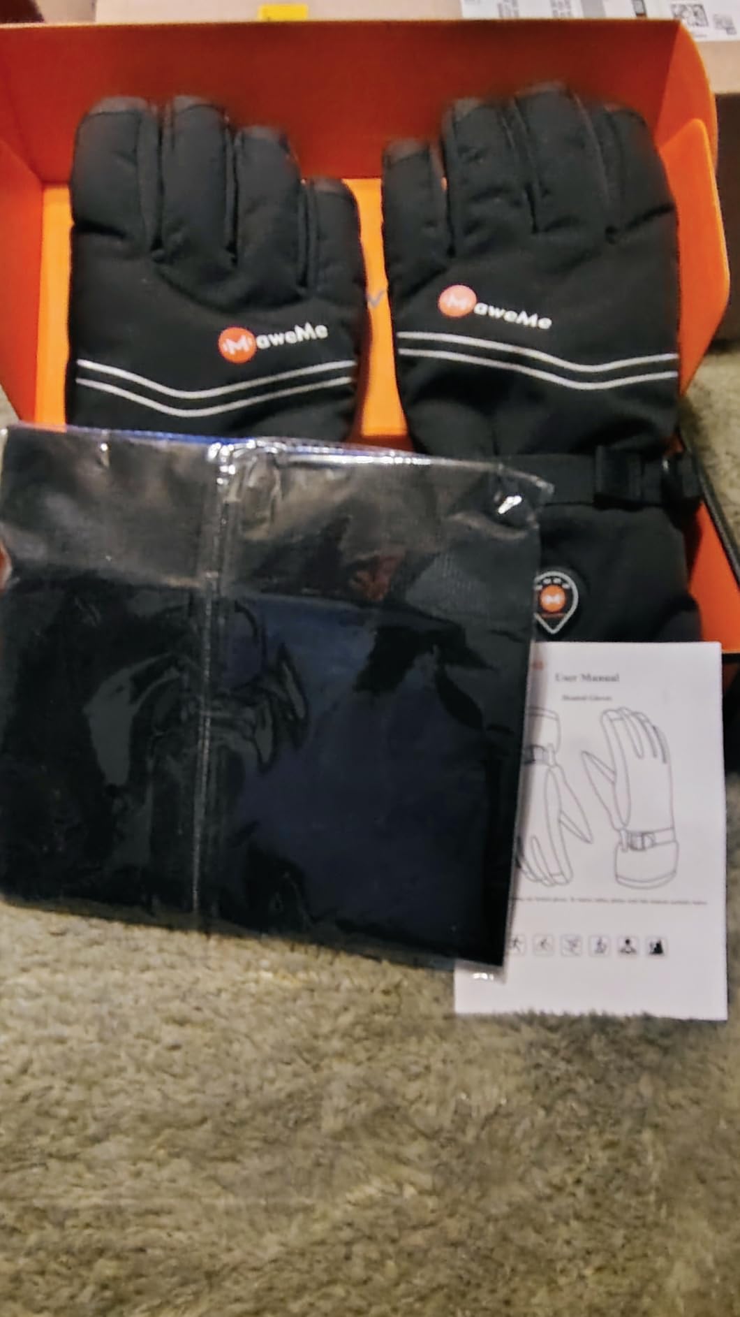 Rechargeable Heated Gloves for Men Women, 7.4V Electric Thermal Gloves, Winter Waterproof & Windproof Ski Glove for Outdoor Motorcycle Riding Hunting Fishing customer photo 2