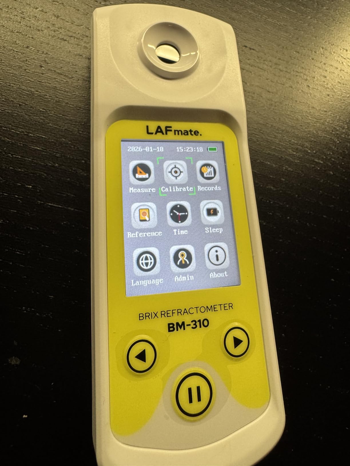 3-in-1 Digital Refractometer with ATC for Wine Making, Home Brewing, Rechargeable 0-95% Brix Meter for Coffee, Juice, Honey, Maple Syrup customer photo 2