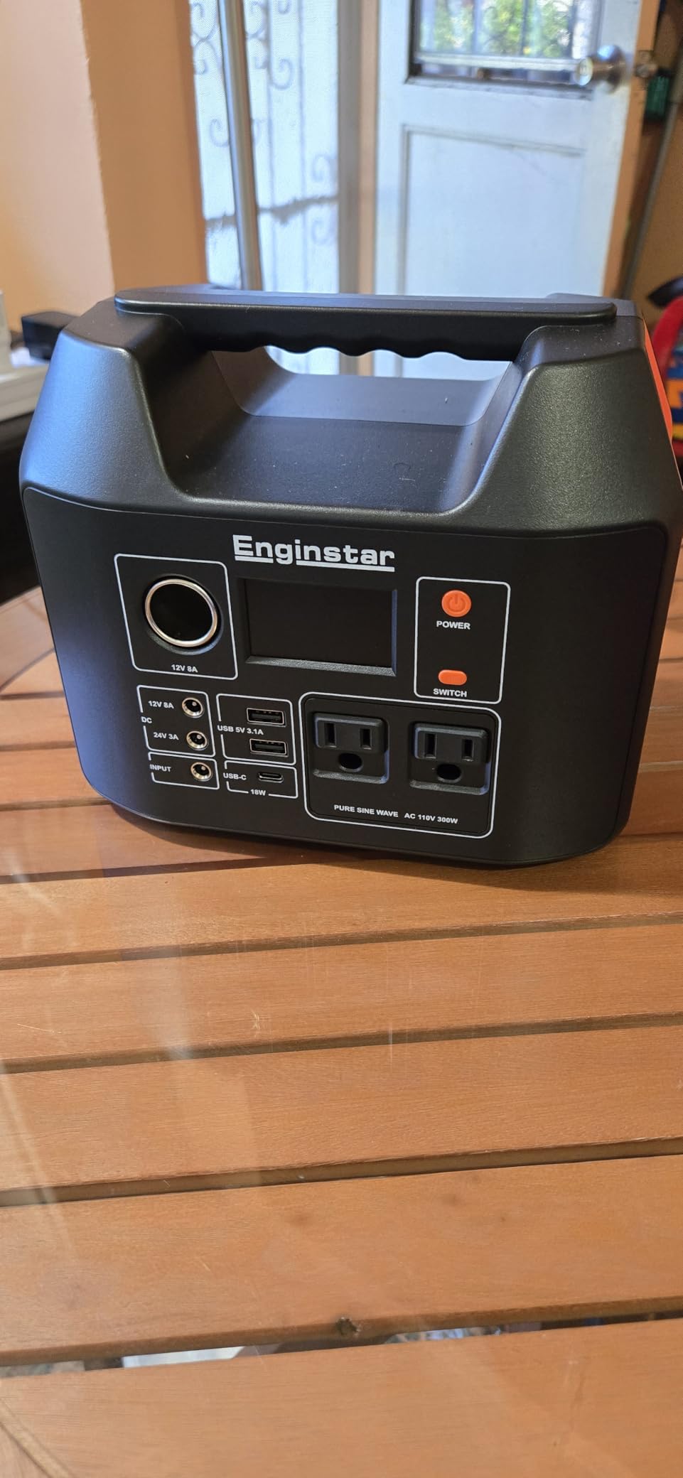 Enginstar Solar Generator, 296Wh Portable Power Station, 110V Pure Sine Wave, 80000mAh Backup Battery Power Supply for CPAP Outdoor Camping, Traveling, and Emergencies customer photo 1