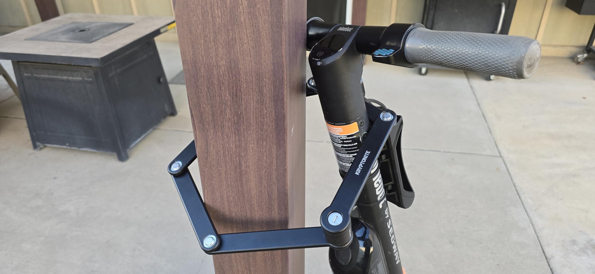 Kryptonite Folding Bike Lock, Compact Lightweight High Security Anti-Theft Foldable Bicycle Lock with 2 Keys for E-Bikes customer photo 2