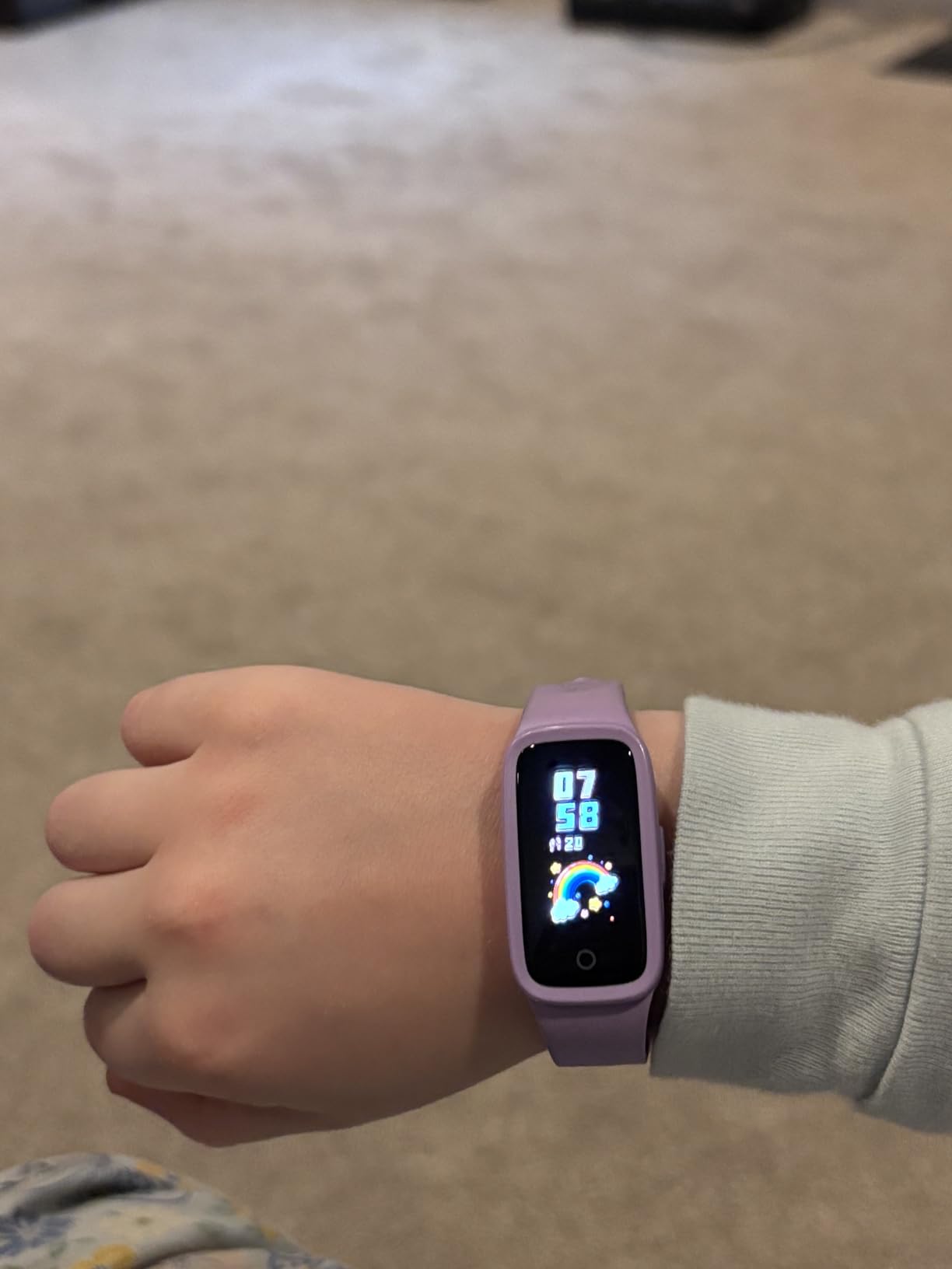 BIGGERFIVE Vigor 3 Kids Fitness Tracker Watch, AMOLED Screen, No App No Phone Needed, 3ATM Waterproof, Heart Rate and Sleep Monitor, Pedometer Watch, Sports Step Counter for Boys Girls Ages 5-15, Blue customer photo 1