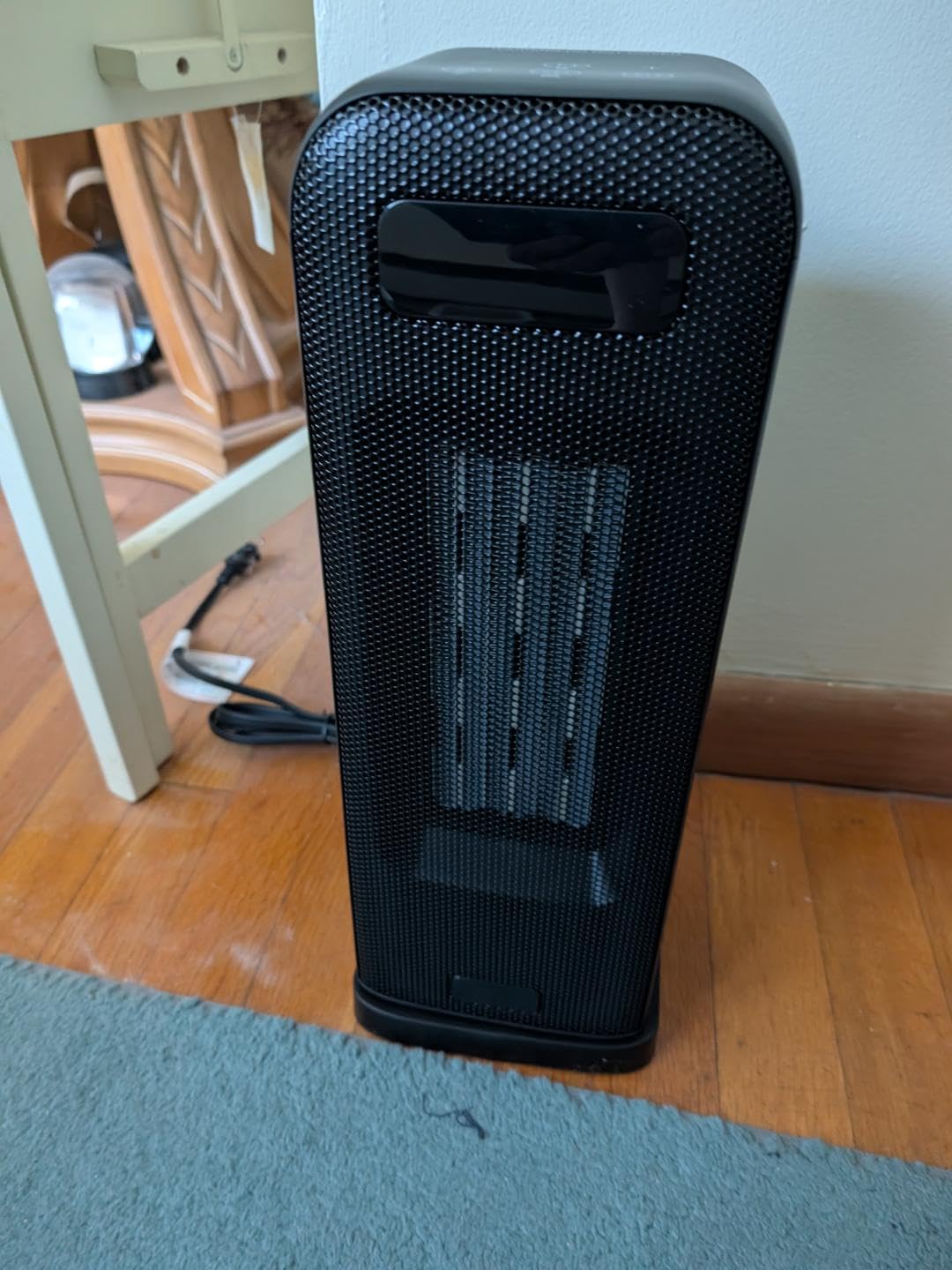 Space Heaters for Indoor Use, Smart Portable Electric Heater with Thermostat, WiFi and Voice Control, 12H Timer, 4 Modes, 36dB 1500W PTC Ceramic Safety Heat for Office Bedroom Home 1Pack Black customer photo 1