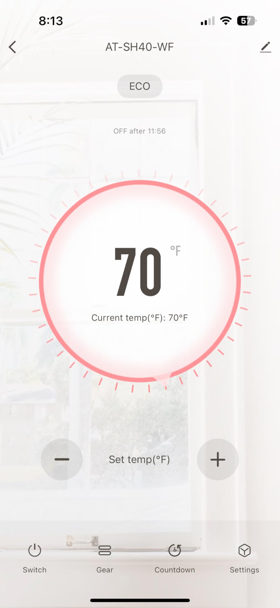 Space Heaters for Indoor Use, Smart Portable Electric Heater with Thermostat, WiFi and Voice Control, 12H Timer, 4 Modes, 36dB 1500W PTC Ceramic Safety Heat for Office Bedroom Home 1Pack Black customer photo 2