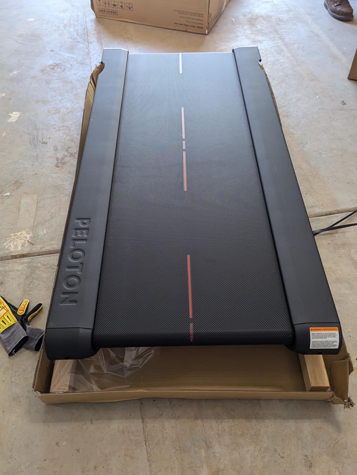 Peloton Cross Training Tread, Treadmill for Running, Walking, and Hiking with Manual or Auto-Incline Options and Immersive 24