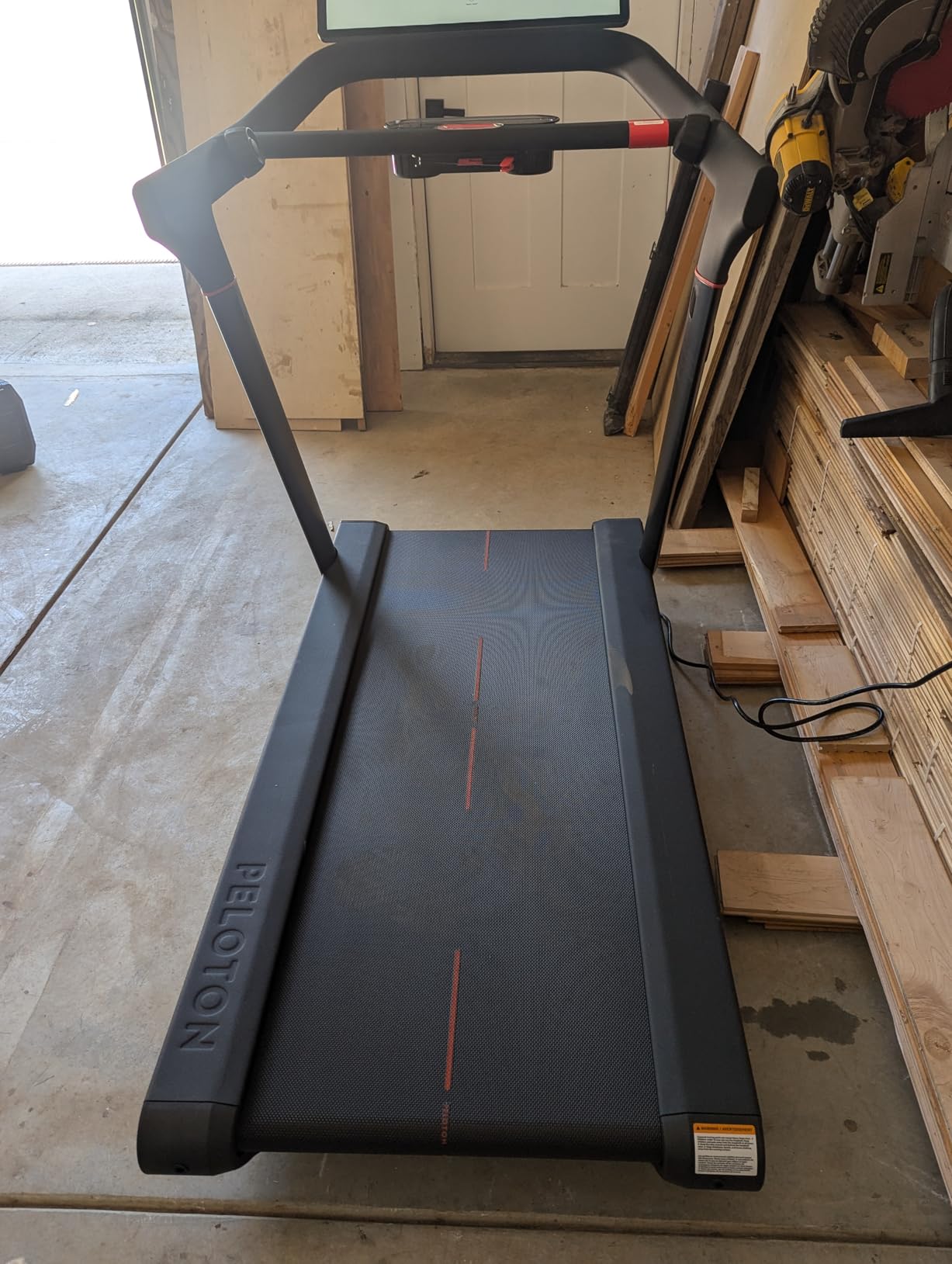 Peloton Cross Training Tread, Treadmill for Running, Walking, and Hiking with Manual or Auto-Incline Options and Immersive 24