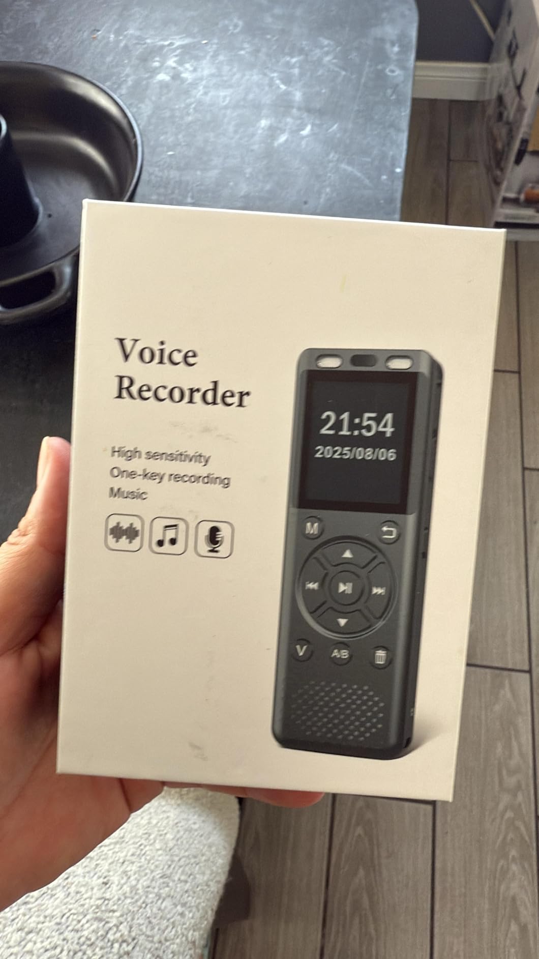 64GB Digital Voice Recorder with Playback,Audio Recording Device for Lectures Meeting/Classes/Interviews,Tape Recorder with Voice Activated,Password,Noise Reduction,A-B Repeat,MP3 Player Etc customer photo 2