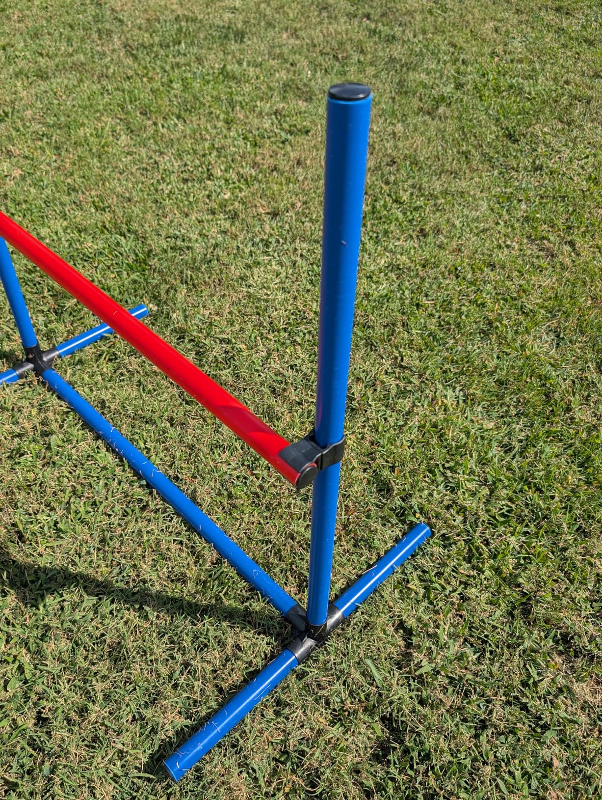 DWVO Dog Agility Accessories Kit: Comprises of a Teaser Pole, 2 Hurdles, 6 Weaving Poles, Agility Tunnel, Pause Box, Full Set of Agility Equipment for Backyard Indoors Outdoors customer photo 1