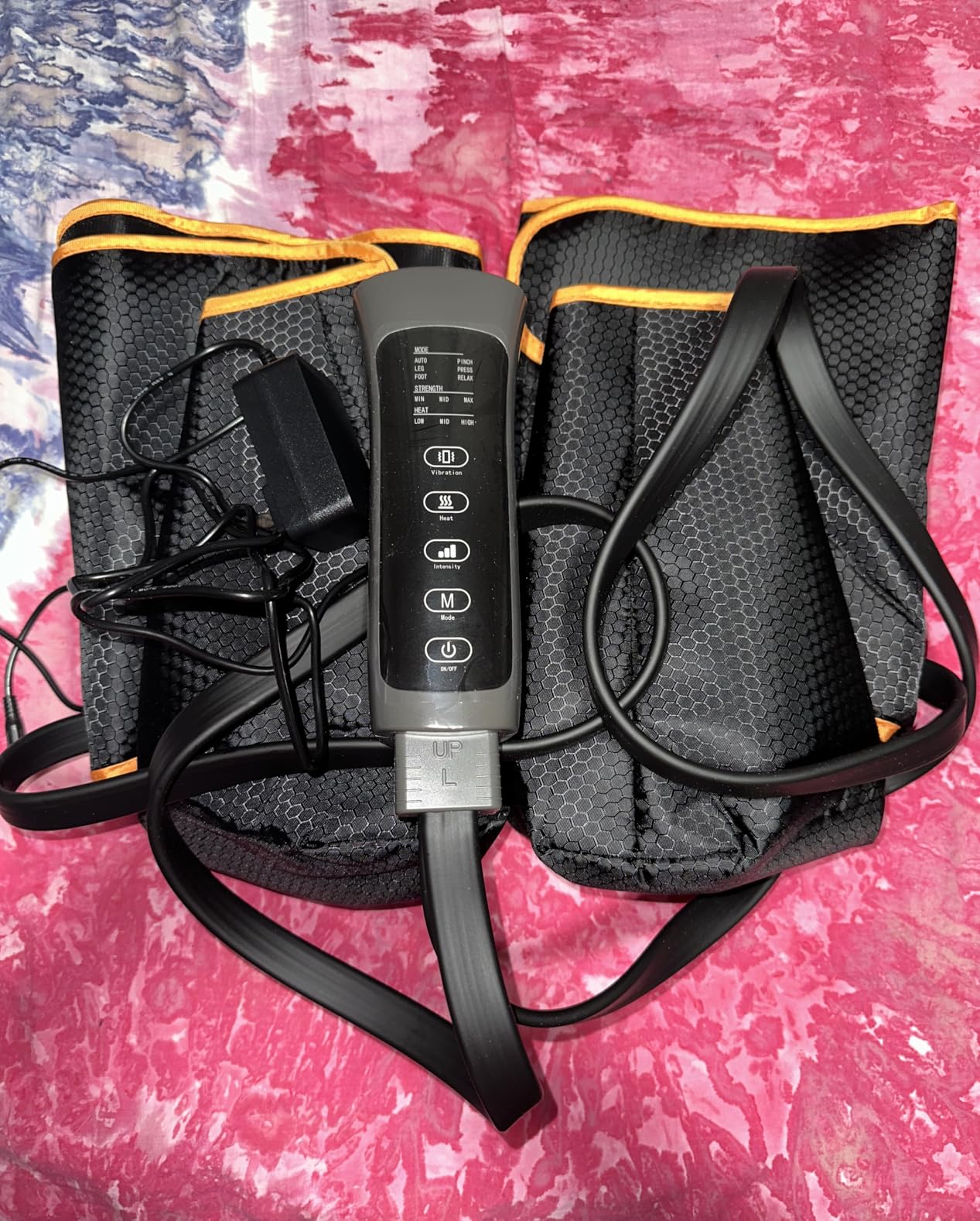 Leg Massager with Heat and Compression, Foot and Calf Massager for Circulation and Pain Relief, Compression Boots with Handheld Controller, 6 Modes 3 Intensities, Gift for Mom Dad customer photo 2