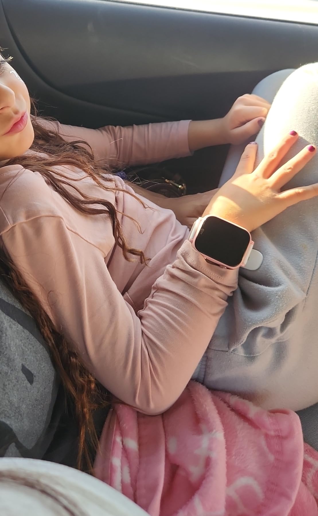 Kipywatch Smart Watch for Kids - Kids Watch with GPS Tracker, Safe Zones Alert - Camera, Voice & Video Call, School Mode - Parental App, Subscription Required - Extra White Strap - Gifts for Girl 3-12 customer photo 1