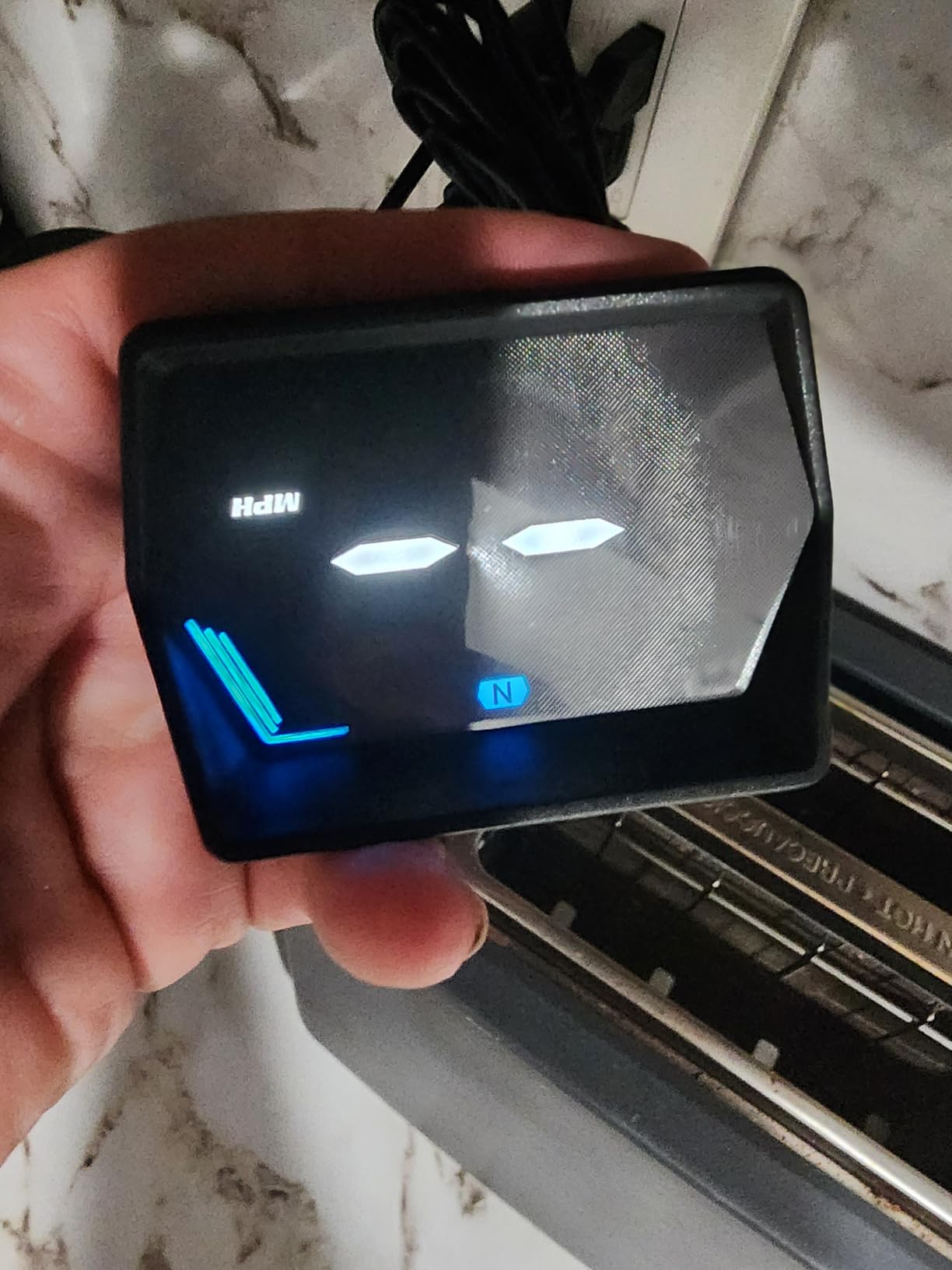 Head Up Display for Cars HOBS, Moman OBD2 Gauge Car HUD Digital GPS Speedometer with Projection Reflector Hudway Drive KM/H MPH Multiple Alarms for Most Cars with OBDII/EUOB After 2008 customer photo 1