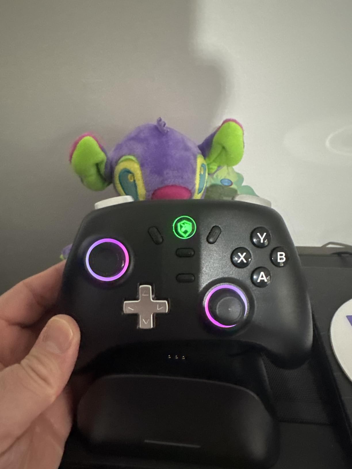 ECHTPower PC Gaming Controller-Wireless for PC with Hall-Effect Joysticks, 1000Hz Polling Rate, No Drift, Turbo & Vibration, Compatible with Windows/Switch/iOS/Android/Steam -Place & Charge Dock customer photo 2