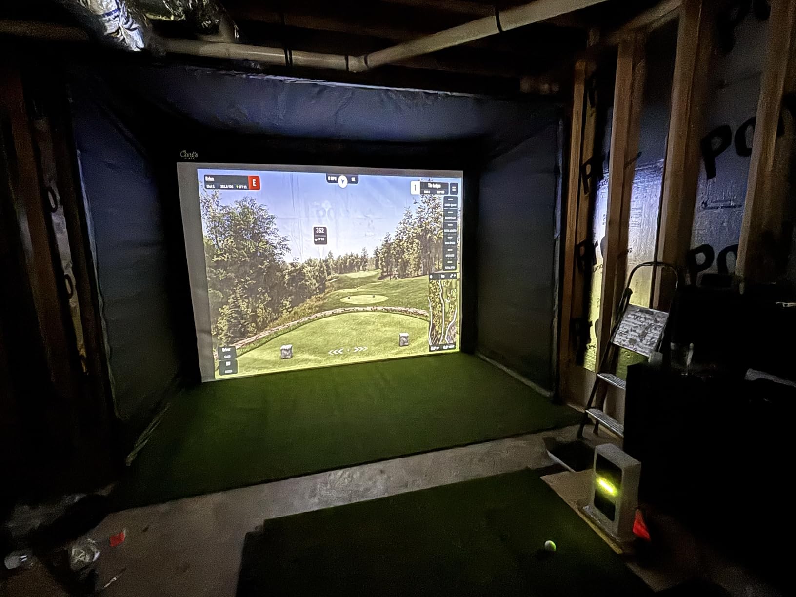 GoSports Golf Simulator Turf - 15 mm Elite Golf Mat for Indoor Home Setups - 10, 12, or 15 ft customer photo 1