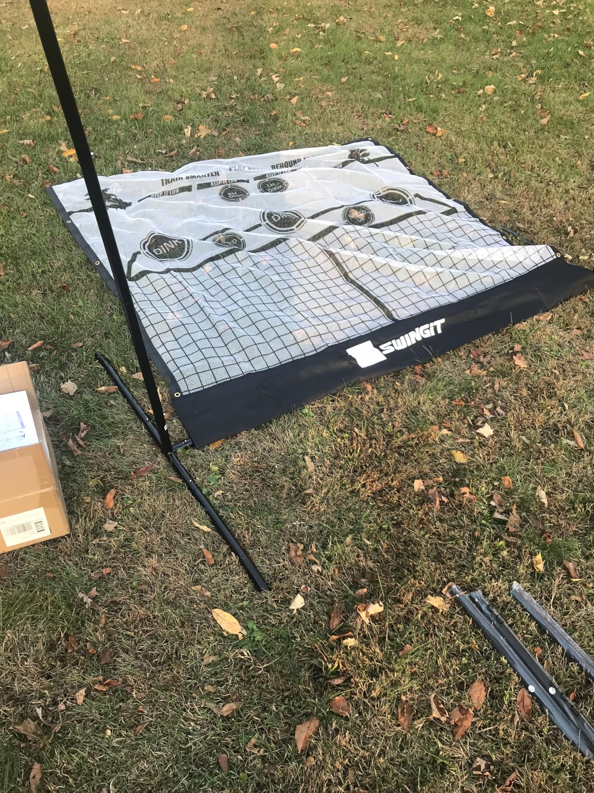 Portable Pickleball Rebounder Net with Kitchen Lines System, Solo Training Net System for Dinks, Volleys & Drives, Accuracy Trainer with Carry Bag, for Backyard, Driveway, Garage customer photo 1