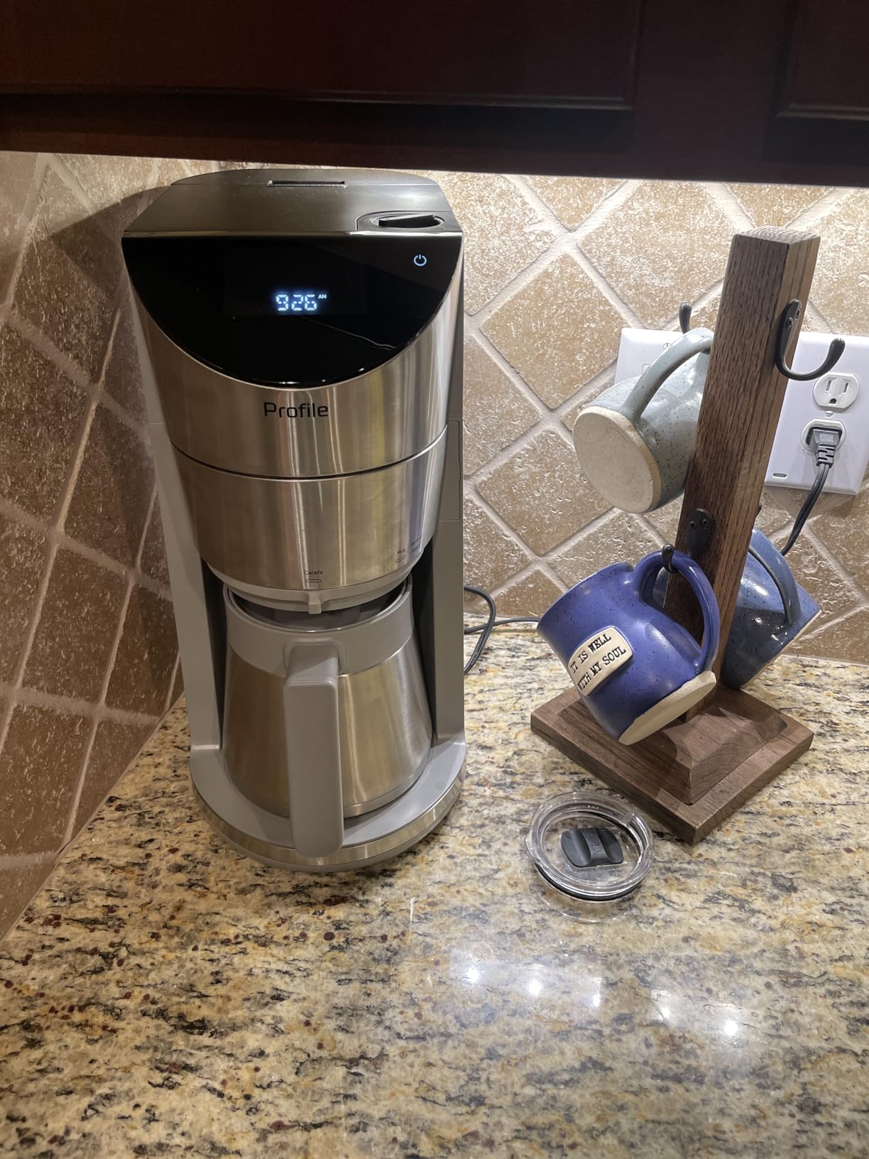 GE Profile Smart Grind & Brew Coffee Maker w/Podless Single Serve, 90oz Water Reservoir, 10 Cup Thermal Carafe, Voice Control, Adjustable Burr Grinder, SCA Certified, Barista-Quality, Stainless Steel customer photo 1