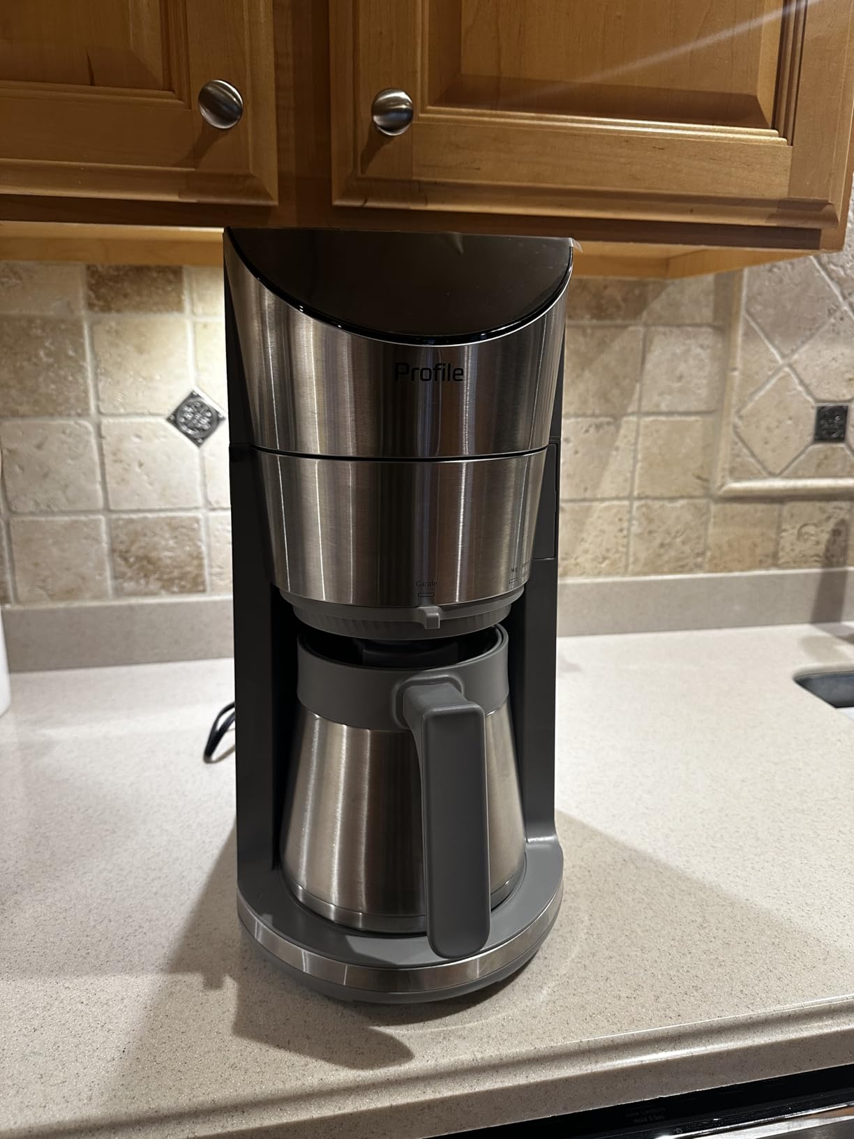 GE Profile Smart Grind & Brew Coffee Maker w/Podless Single Serve, 90oz Water Reservoir, 10 Cup Thermal Carafe, Voice Control, Adjustable Burr Grinder, SCA Certified, Barista-Quality, Stainless Steel customer photo 2