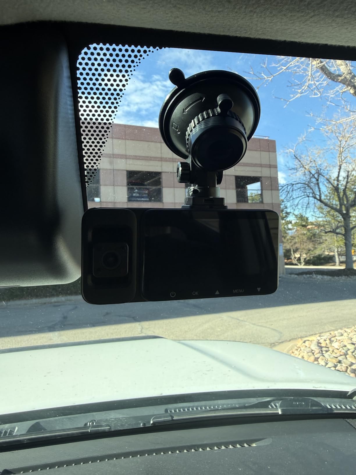 WECOOL 4K UHD 3 Channel Dash Cam Front and Rear Inside, Free 64GB Card Included, 360° Wide-Angle Full-View Dash Camera for Cars with Night Vision, 24H Parking Mode, G-Sensor, Loop Recording, 5GHz WiFi customer photo 2